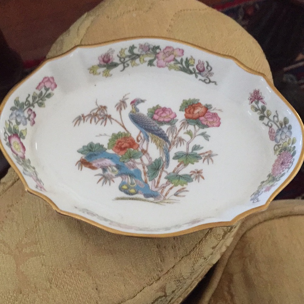 1970s Kutani Crane Wedgwood trinket dish